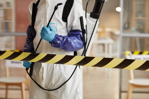 Professional Sewage Cleanup technician working in Whitewater, WI